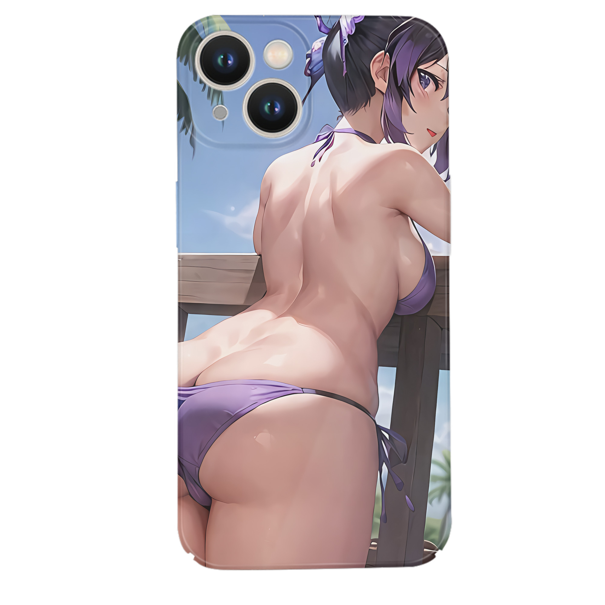 （画像用） 鬼滅の刃（きめつのやいば）蟲柱-胡蝶 しのぶ／こちょう しのぶ Kochou Shinobu 【iPhone 14シリーズ対応】ハードケース